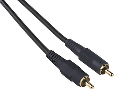 HAMA Kabel RCA-RCA Svart 0.75m