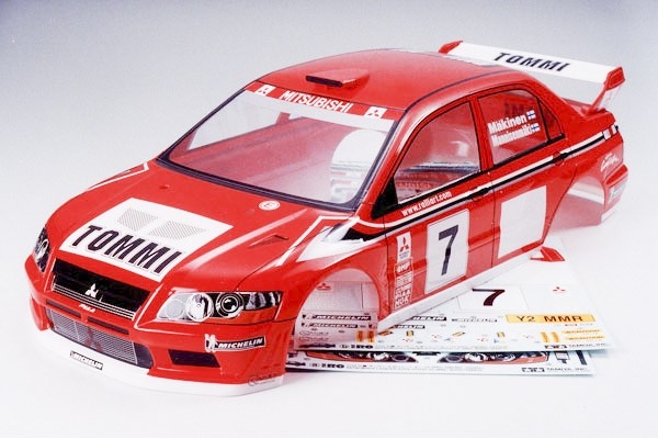 TAMIYA 1/10 R/C Mitsubishi Lancer Evo VII WRC Body Parts