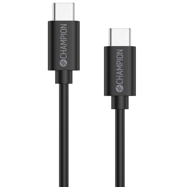 Champion USB-C Kabel 60W 3m Svart
