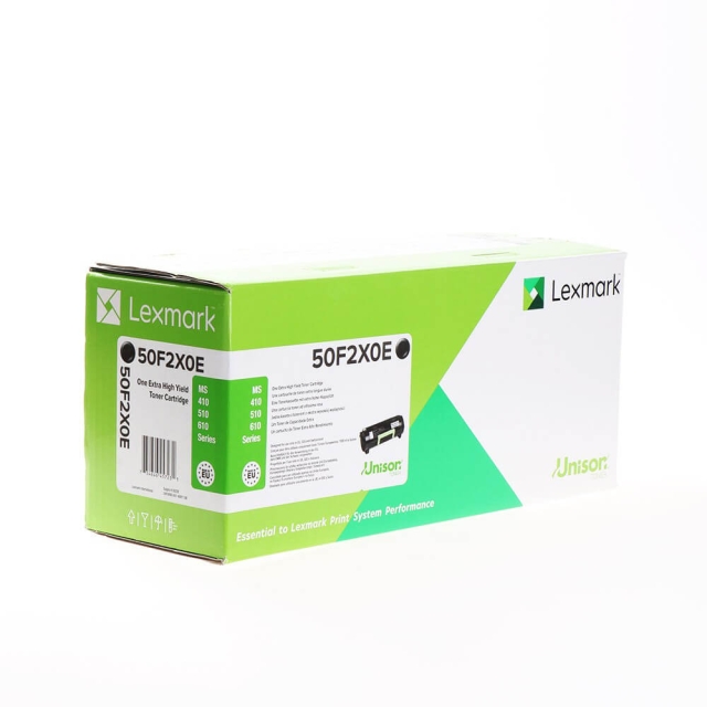 Lexmark Toner 50F2X0E Svart Extra High Yield, Corporate Return
