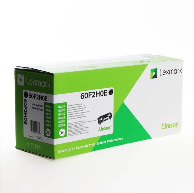 Lexmark Toner 60F2H0E Svart High Yield, Corporate Return