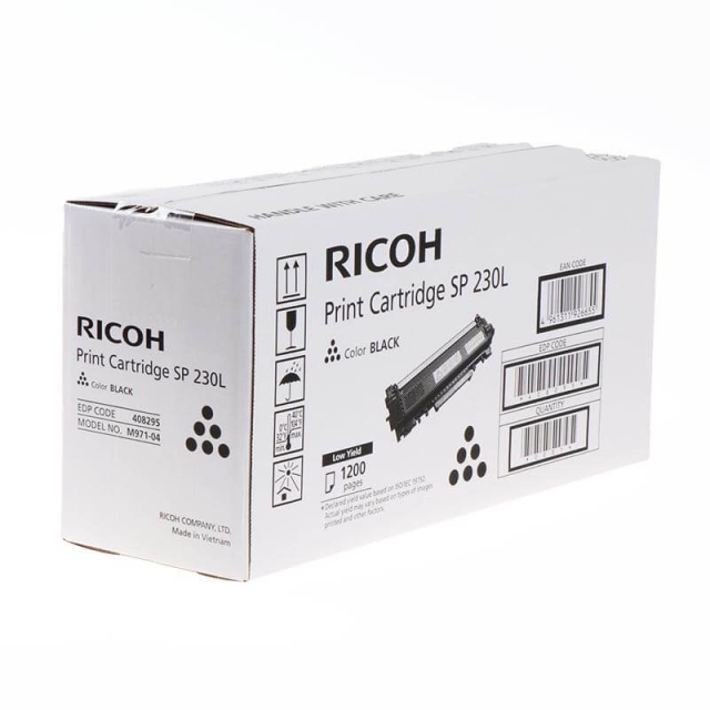 Ricoh Toner 408295 SP 230L Svart