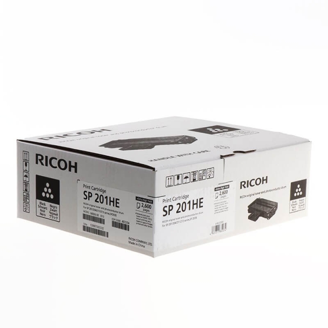 Ricoh Toner 407254 SP 201HE Svart