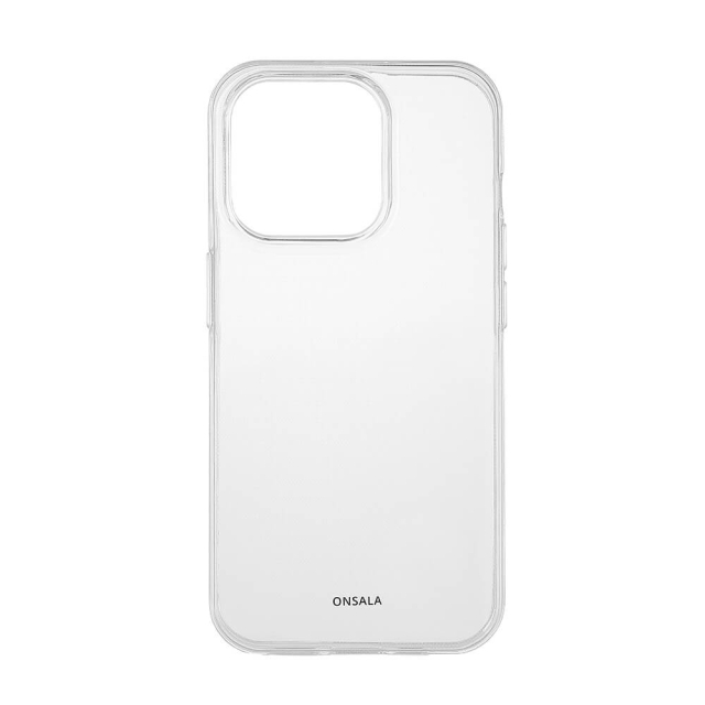 ONSALA Mobilskal Återvunnen TPU Transparent - iPhone 15 Pro