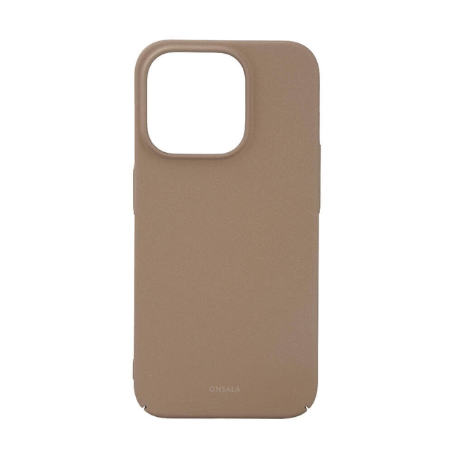 ONSALA Mobilskal Ultraslim Sand Burst Beige - iPhone 15 Pro