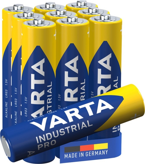 Varta LR03/AAA (Micro) (4003) batterij, 10 stks. box Alkali-mangaan batterij (alkaline), 1,5 V