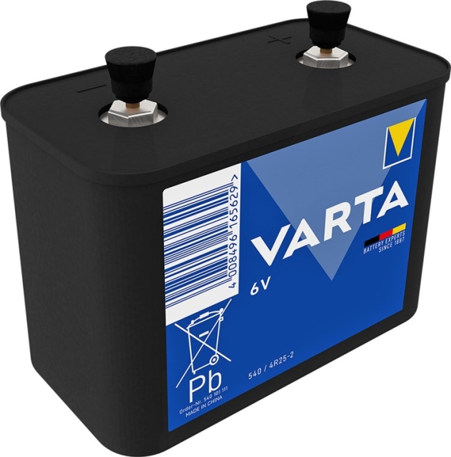 Varta 4R25-2 (540), 1 stk. folie Zinkchloride-batterij, 6 V