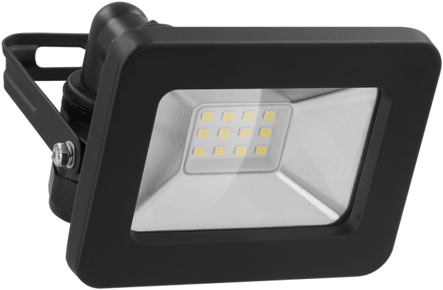 Goobay LED-buitenschijnwerper, 10 W met 850 lm, neutraal wit licht (4000 K) en M16 wartel, geschikt voor buitengebruik (IP65)