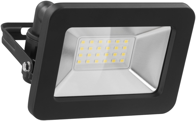 Goobay LED-buitenschijnwerper, 20 W met 1700 lm, neutraal wit licht (4000 K) en M16 wartel, geschikt voor buitengebruik (IP65)