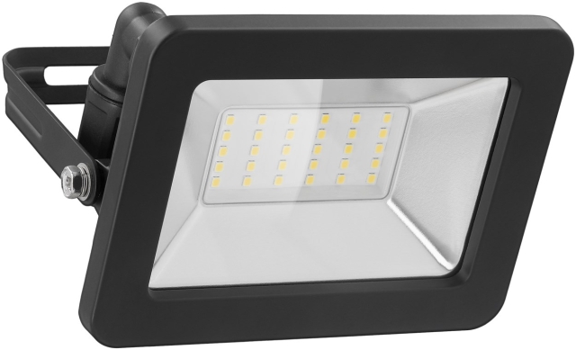 Goobay LED-buitenschijnwerper, 30 W met 2550 lm, neutraal wit licht (4000 K) en M16 wartel, geschikt voor buitengebruik (IP65)