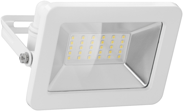 Goobay LED-buitenschijnwerper, 30 W met 2550 lm, neutraal wit licht (4000 K) en M16 wartel, geschikt voor buitengebruik (IP65)
