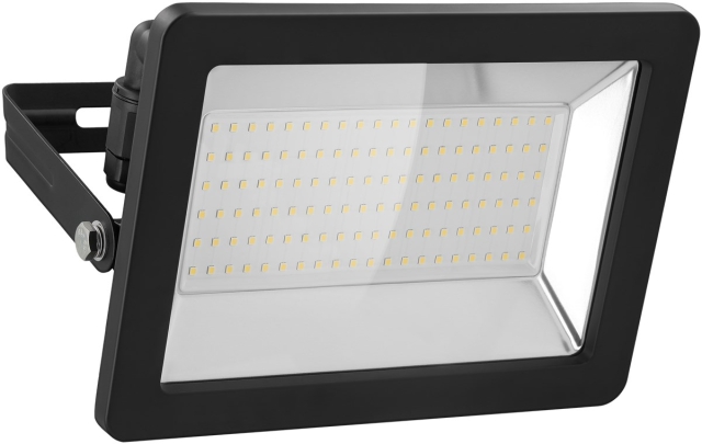 Goobay LED-buitenschijnwerper, 100 W met 8500 lm, neutraal wit licht (4000 K) en M16 wartel, geschikt voor buitengebruik (IP65)