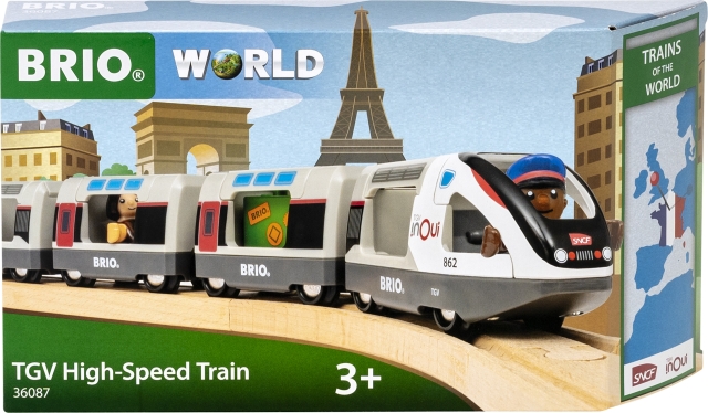 BRIO World 36087 - Trains of the World TGV höghastighetståg
