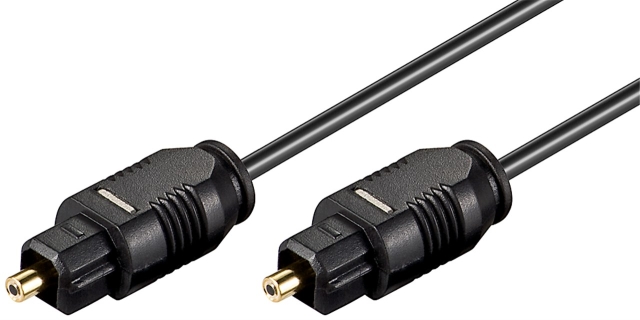 Goobay Toslink kabel 2,2 mm Toslink-stekker > Toslink-stekker, ø 2,2 mm, 1 m