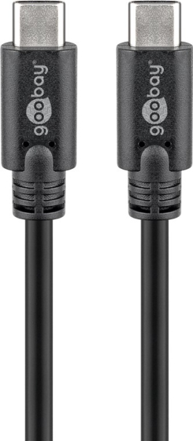 Goobay Sync & Charge SuperSpeed USB-C™-kabel (USB 3.2 Gen 1), USB-PD, 3 m USB-C™ plugg > USB-C™ plugg