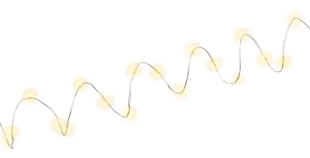 Goobay Ljusslinga med silvertråd och 20 LED-lampor, inkl. timer stämningsfull ljusdekoration för inomhusbruk