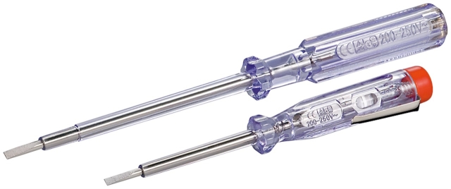 Fixpoint Spänningsprovare, set med 2 st., 140 mm och 190 mm lämplig för spänningar mellan 200 V och 250 V