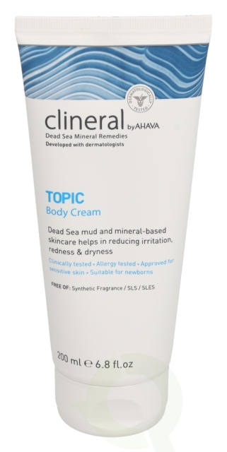 Ahava Clineral TOPIC Body Cream 200 ml For Sensitive Skin