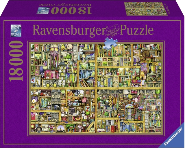 Ravensburger Magical Bookcase Puzzle, 18 000 bitar