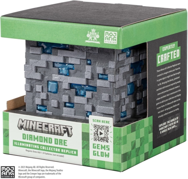 Noble Collection - Minecraft Illuminating Diamond-ljus