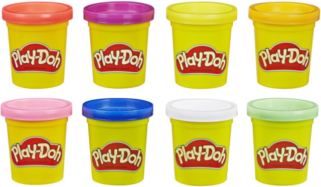 PLAY-DOH modelleringsvax, regnbågsfärger