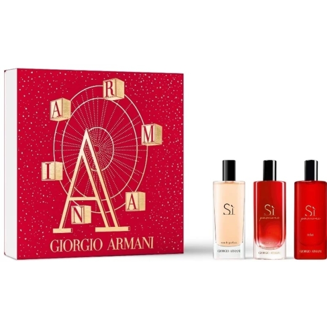 Armani Giftset Armani Si 15ml + Si Passione 15ml + Si Pasisone Eclat 15ml