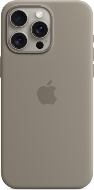 Apple iPhone 15 Pro Max silikonfodral med MagSafe, Brun