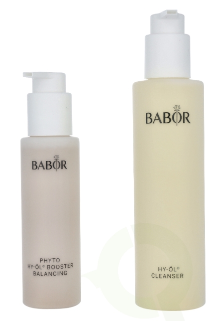 Babor Hy-Oil Cleansing Phyto Booster Balancing Set 300 ml Cleansing Oil 200ml/Booster Balancing 100ml - For Combination Skin