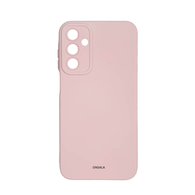 Onsala Mobilskal med Silikonkänsla Chalk Pink - Samsung A15 5G/A15 4G