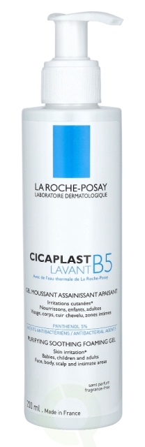 La Roche-Posay LRP Cicaplast Lavant B5 Purifying Soothing Foaming Gel 200 ml