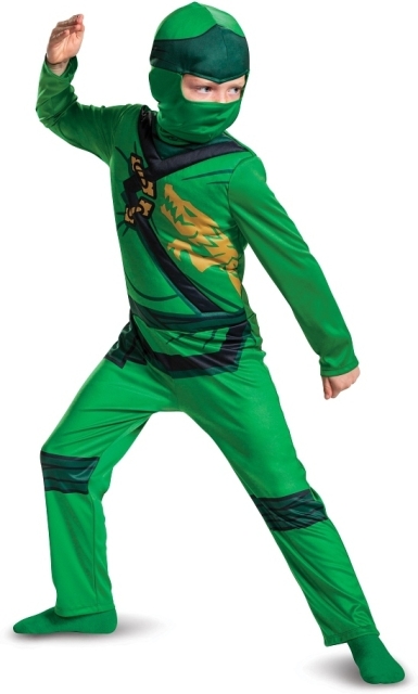 LEGO Ninjago Lloyd Kostuum, leeftijd 4-6, 109-126 cm