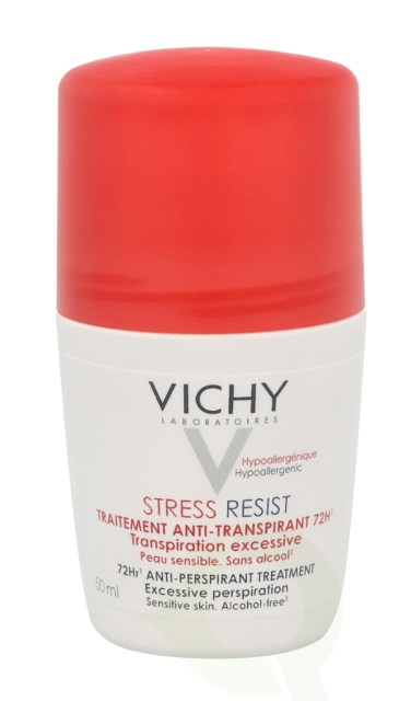 Vichy Detranspirant Intensif 72Hr Anti Perspirant Treatment 50 ml Sensitive Skin/Alcohol Free /Stress Resist