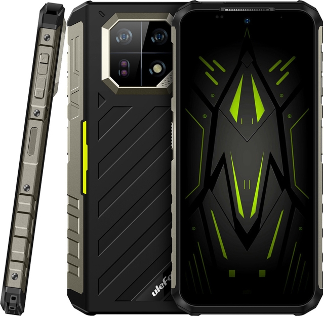 Ulefone Armor 22 Telefon, 256/8GB, Svart/Grön