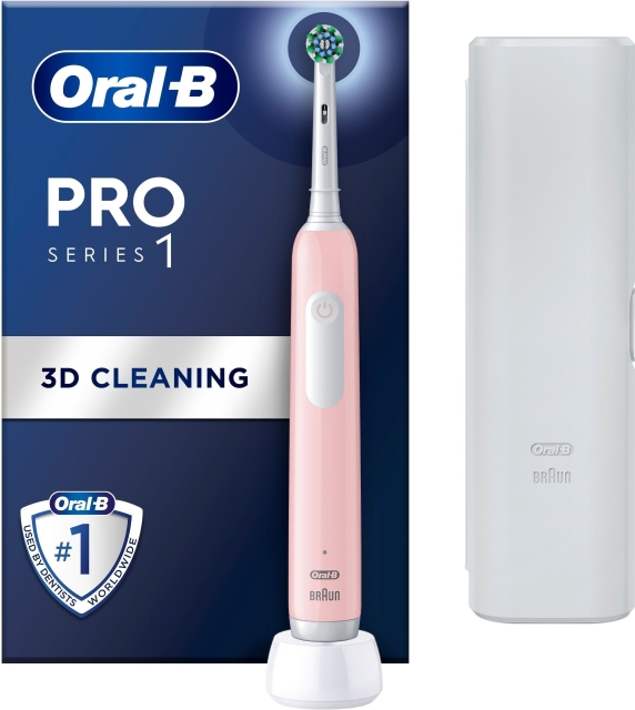 Oral B Pro Series 1 - elektrisk tandborste, rosa