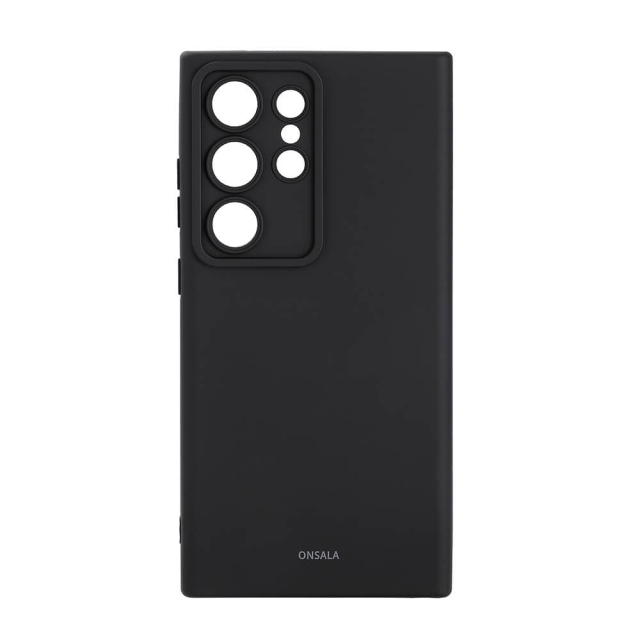 Onsala Mobilskal med Silikonkänsla Black - Samsung S24 Ultra 5G