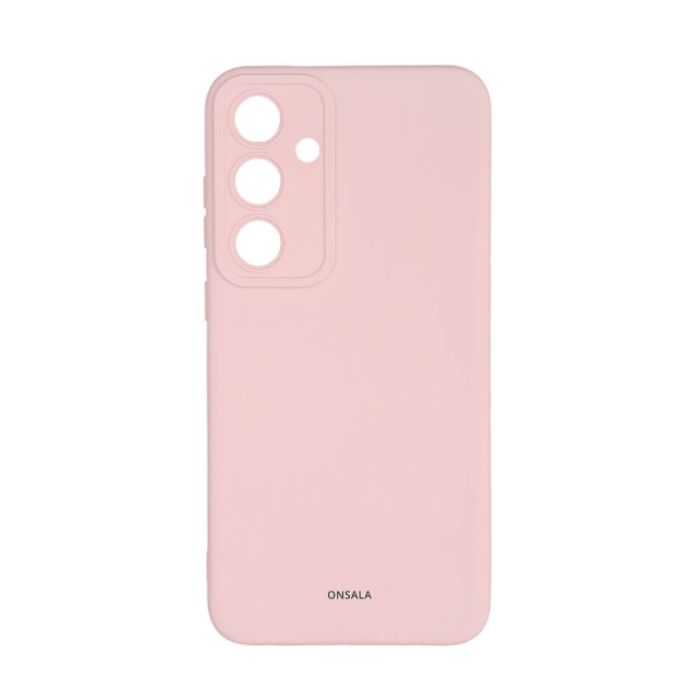 Onsala Mobilskal med Silikonkänsla Chalk Pink - Samsung S24+ 5G