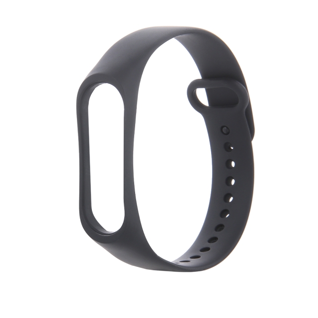 Siliconen polsband voor Xiaomi Mi Band 5 / 6, zwart