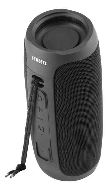 Streetz S350 Bluetooth Speaker 2x10W, AUX, micro SD slot, black