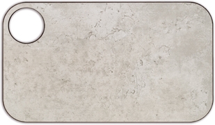 Arcos cutting board, wood fiber 24 x 14 cm, marble pattern