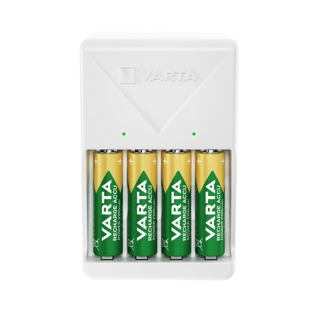 Varta Stekkerlader, inclusief 4x AA 2100 mAh