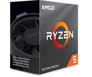 AMD CPU Ryzen 5 4500 3,6 GHz 6 kärnor AM4 (PIB - med kylare)