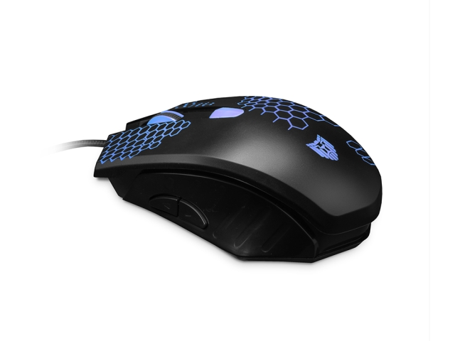 Liocat MX 757C - Gamingmuis met RGB-verlichting, zwart