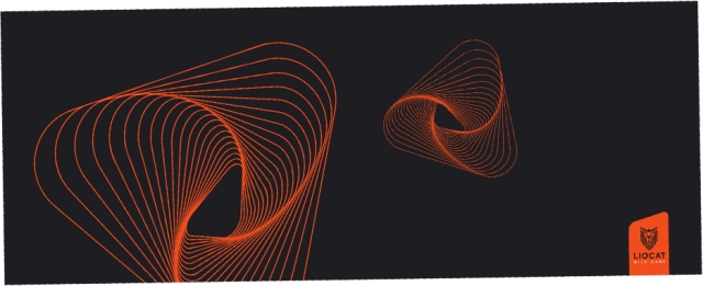 Liocat PD 683 - Gaming Muismat XXL, Zwart