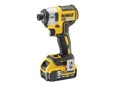 DeWALT DCF887P2-QW Impact Drill 2 batteries included 1/4 hex socket