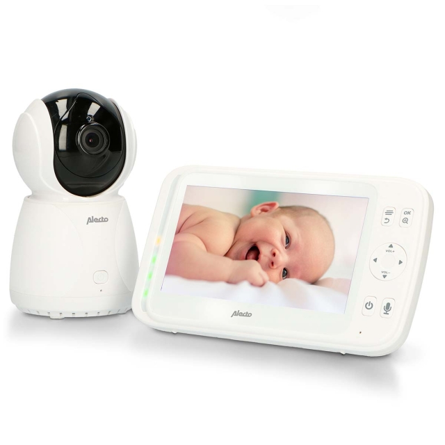 Alecto DVM-275 Video babyfoon met 5" kleurendisplay wit