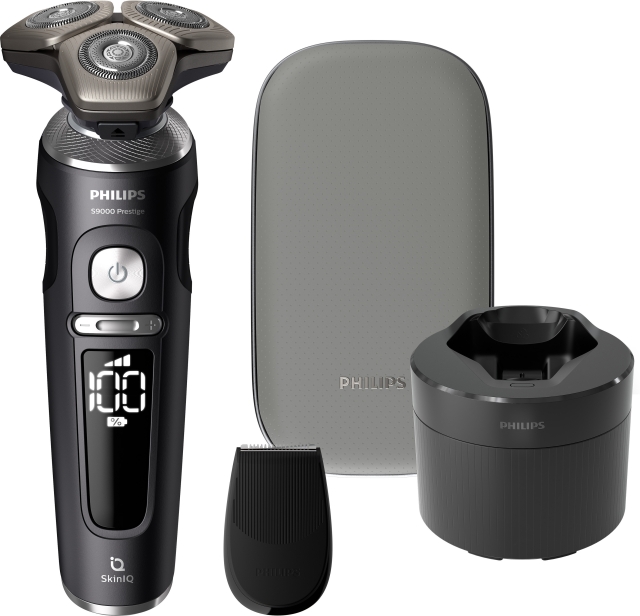 Philips S9000 Prestige SP9840/32 shaver with cleaning station
