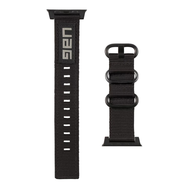 Urban Armor Gear Apple Watch 45/44/42mm Nato Eco Strap, Black