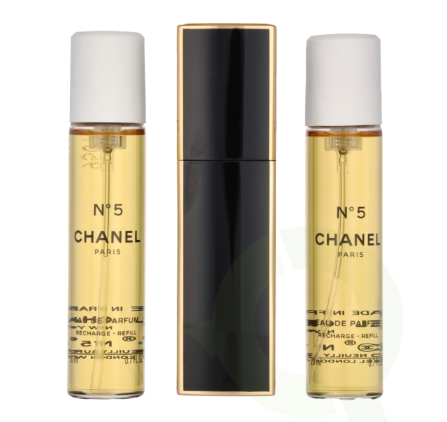 Chanel No 5 Giftset 60 ml 2x Edp Spray Refill 20Ml/1x Edp Spray 20Ml - Twist and Spray