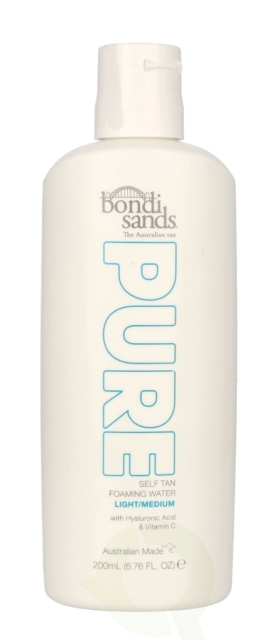 Bondi Sands Pure Self Tan Foaming Water 200 ml Light/Medium