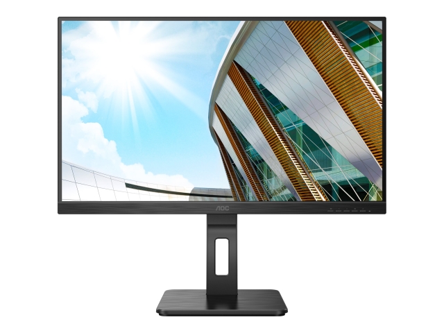 AOC Q27P2Q 27 2560 x 1440 (2K) VGA (HD-15) HDMI DisplayPort 75Hz Pivot-skärm